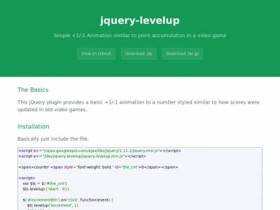 jQuery Levelup