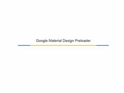 Google Material Design Preloader