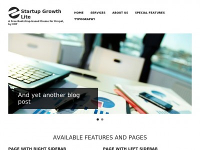 Bootstrap Clean Blog - Drupal
