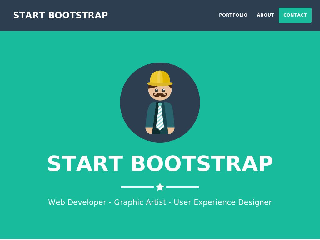 Заготовка для шаблона на Bootstrap v3.3.7, готовая HTML страница с элементами, без внедрения посторонних плагинов, для последующей доработки.