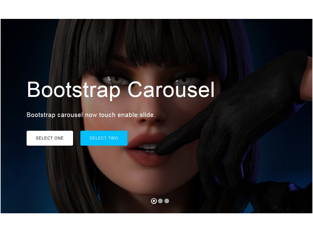 Bootstrap Carousel Touch Slider - Слайдеры