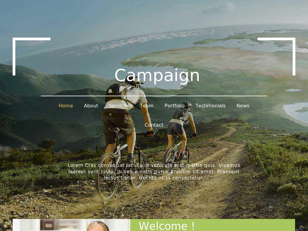 Шаблон на туристическую тему, HTML страница с адаптивными компонентами и вёрстке Bootstrap 3, использованы плагины: Owl Carousel, SwipeBox, Easing.