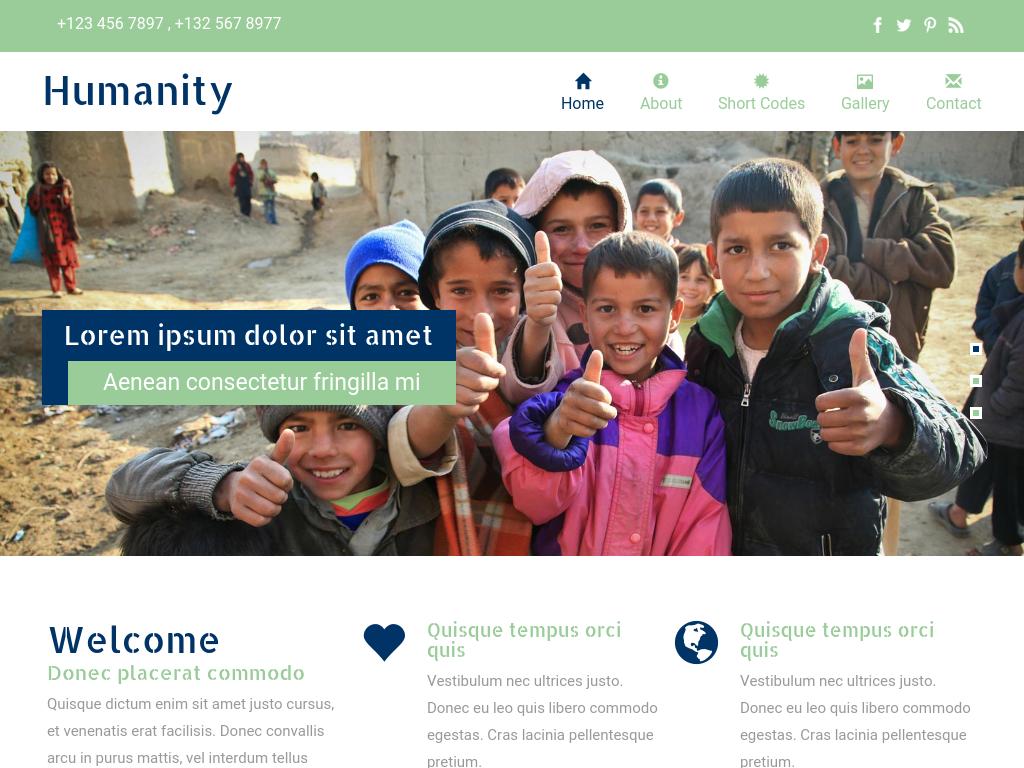 Обновлённый шаблон на тему благотворительности, сделано 5 HTML страниц с отзывчивой вёрсткой Bootstrap 3, используется адаптивный дизайн.