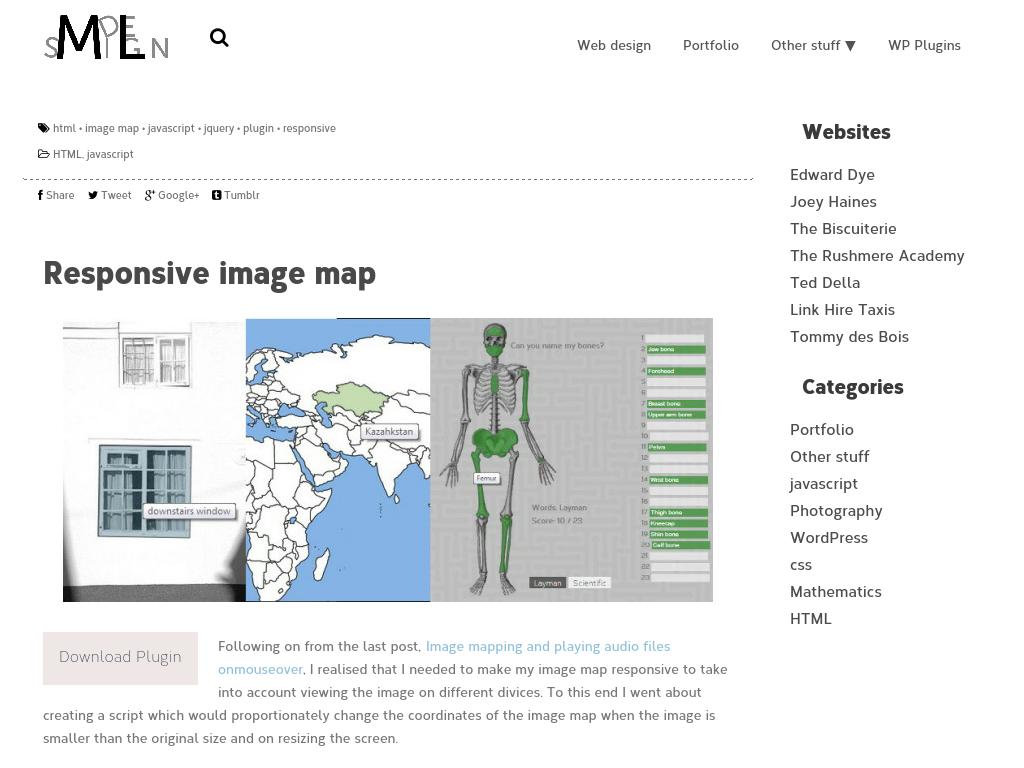 Плагин будет полезным для использования изображений с нанесёнными координатами интерактивных зон, добавляет адаптивные свойства, работает с Bootstrap.