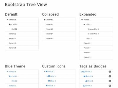 Bootstrap Tree View