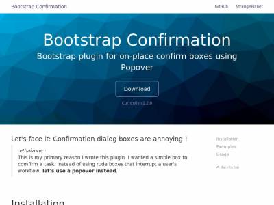 Bootstrap Confirmation