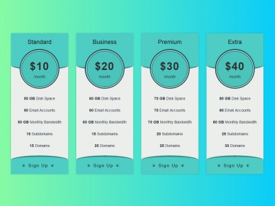 Prices Running Hover Effect