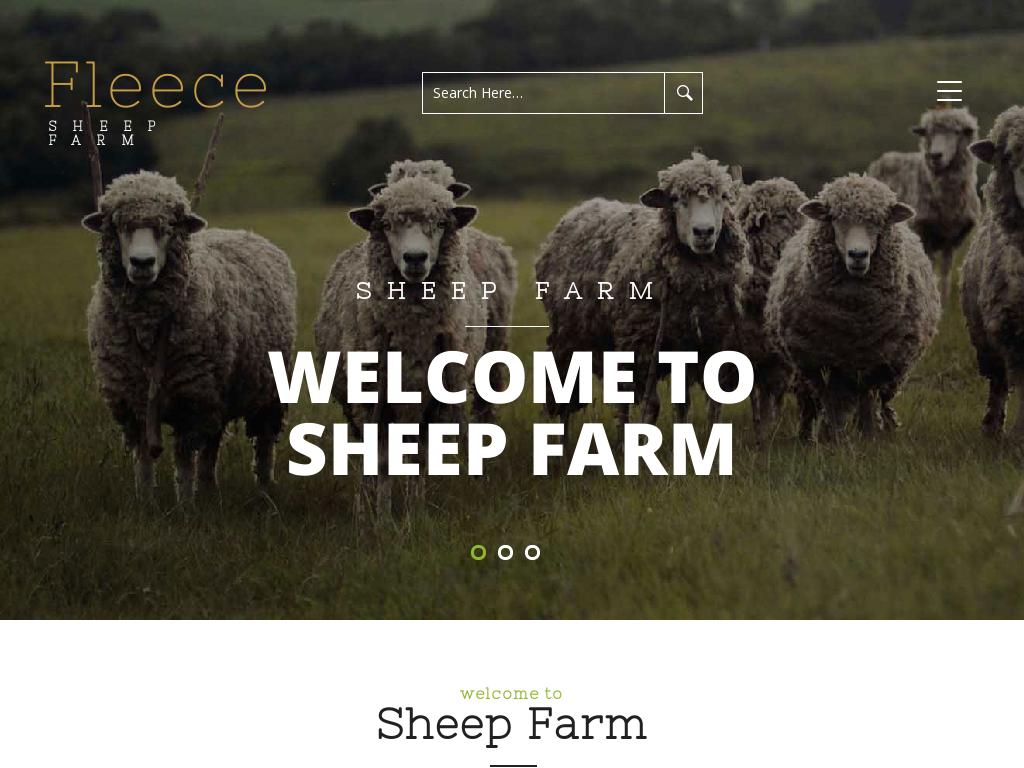 Шаблон для сайта о животноводстве и фермерском хозяйстве, сделано 7 HTML страниц включая пост страницу, построен на отзывчивой адаптивной вёрстке Bootstrap 3.