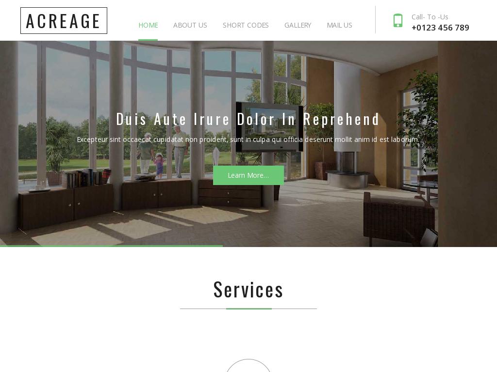 Acreage - Блог