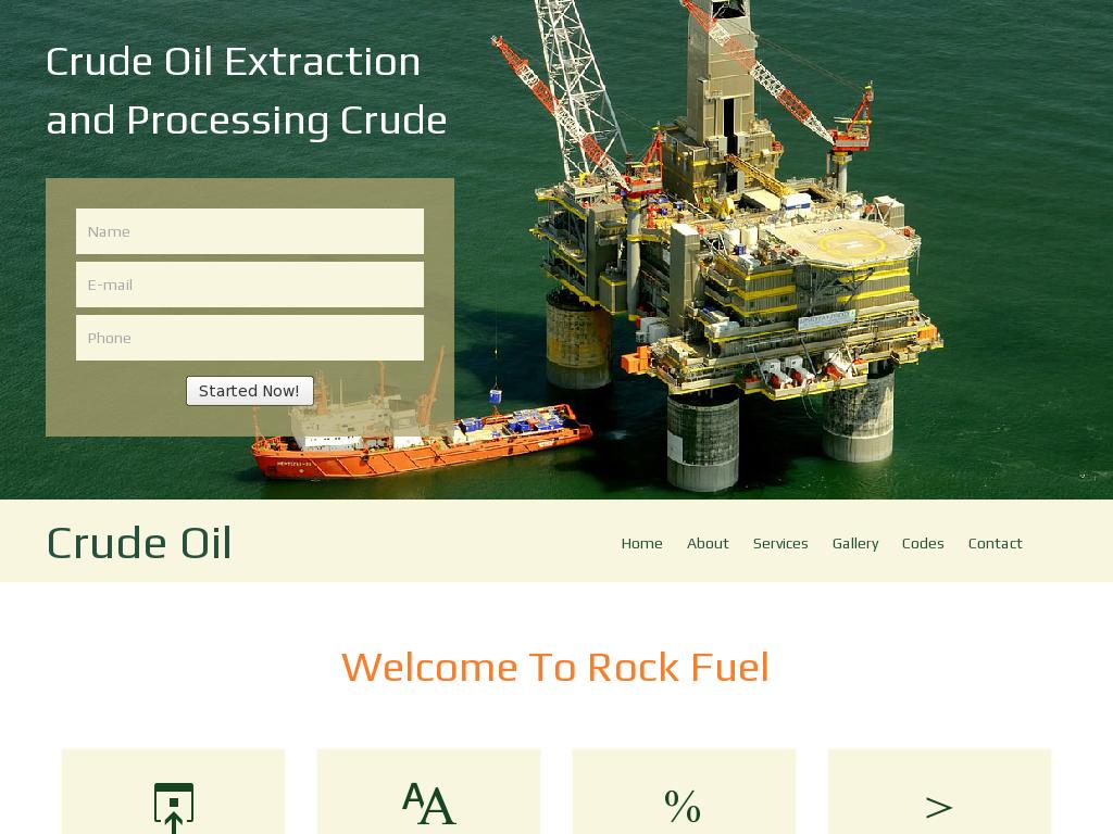 Crude Oil - Портфолио