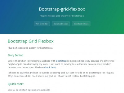 Bootstrap Grid Flexbox