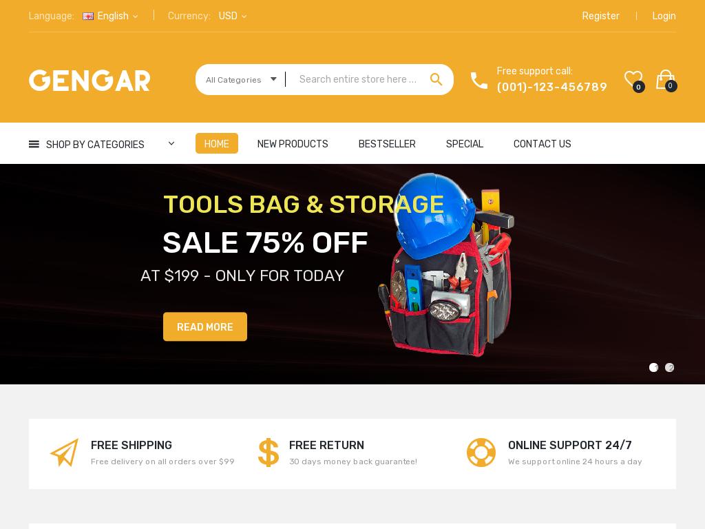 Gengar - OpenCart - Магазин