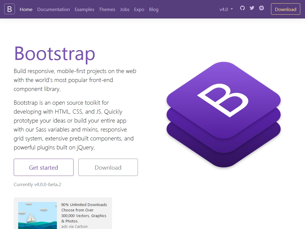 Bootstrap 4.0.0 Beta 2 - Улучшение