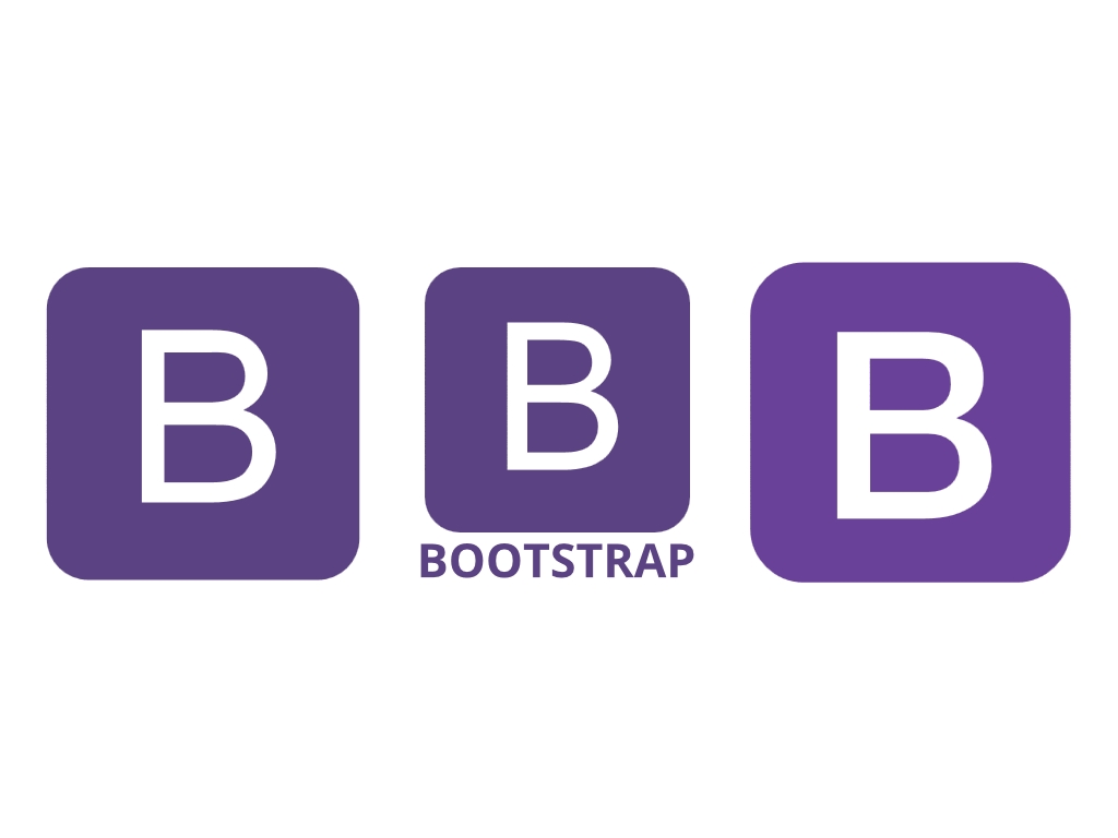 Готовые SVG логотипы фреймворка Bootstrap, три готовых HTML типа масштабируемой векторной графики для любых целей.
