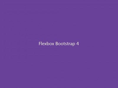 Flexbox Bootstrap 4
