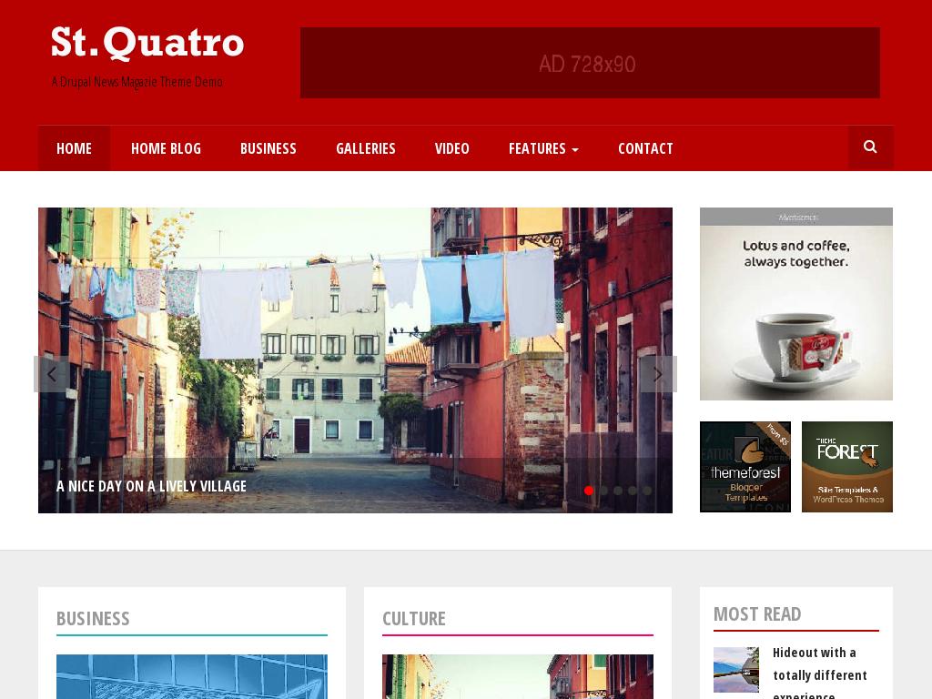 Quatro - Drupal - Блог