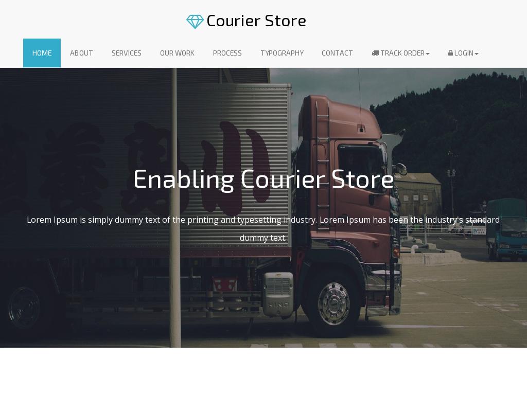 Courier Store - Портфолио