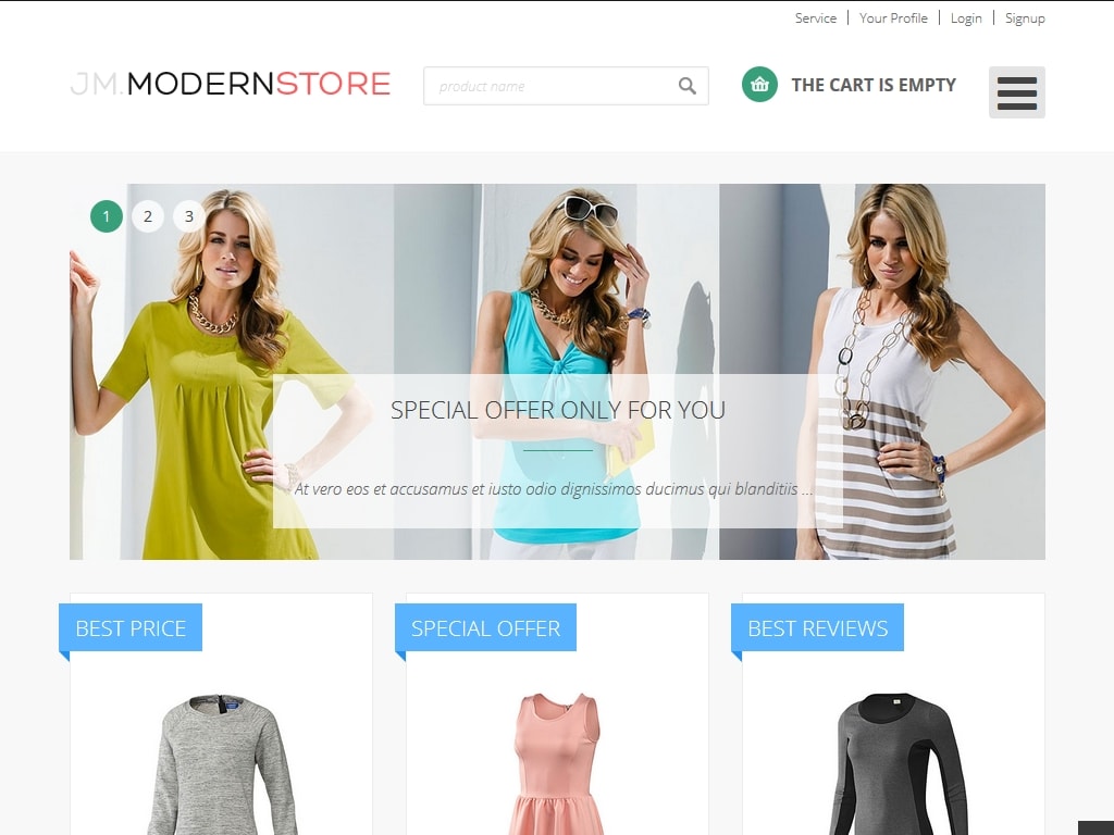 Modern Store - Joomla - Магазин