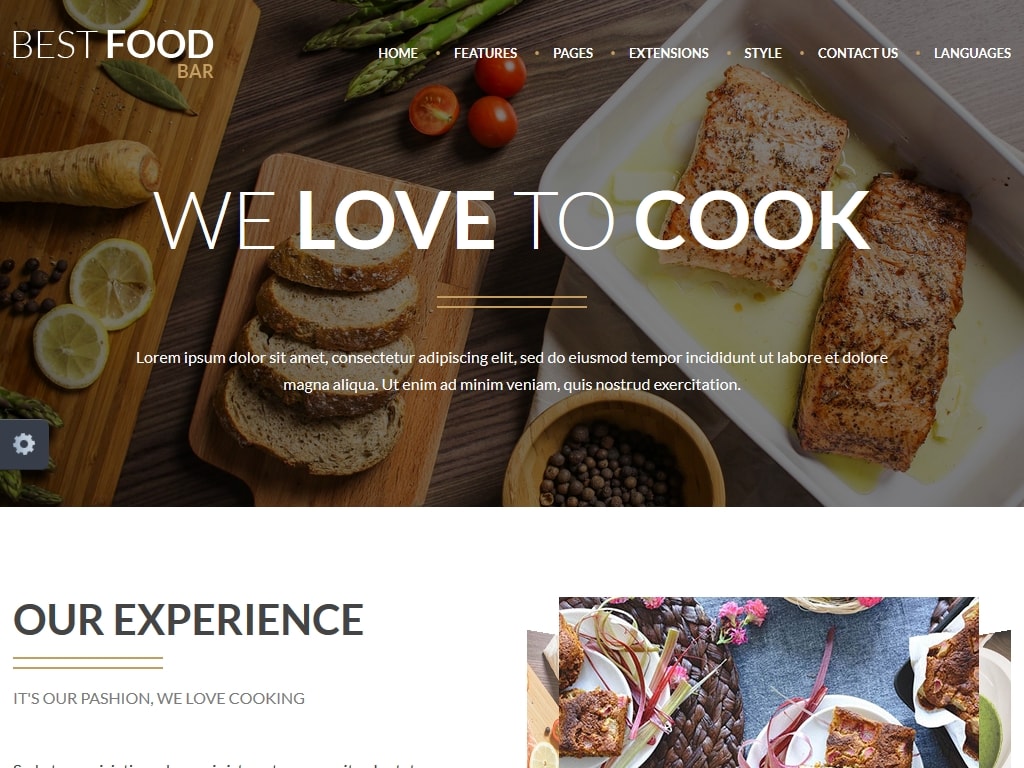 Best Food Bar - Joomla - Блог
