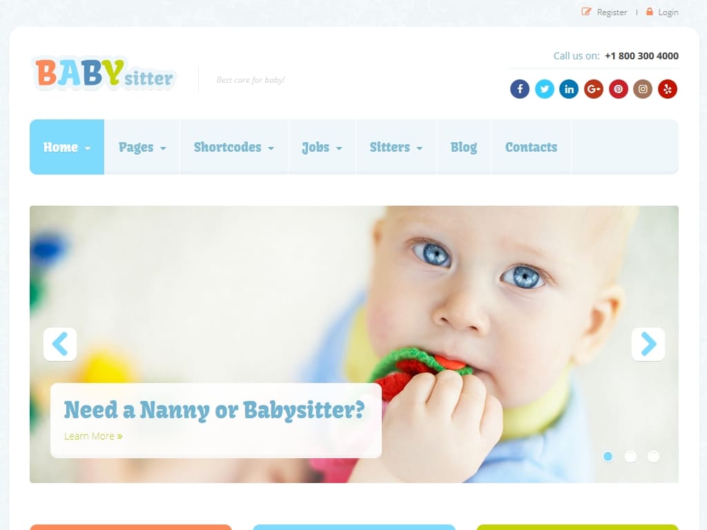 Babysitter - WordPress - Блог
