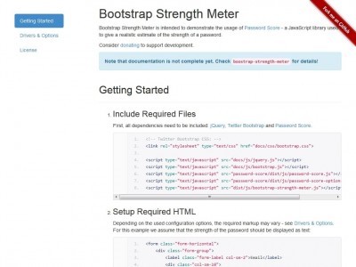 Bootstrap Strength Meter