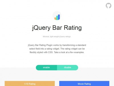 jQuery Bar Rating