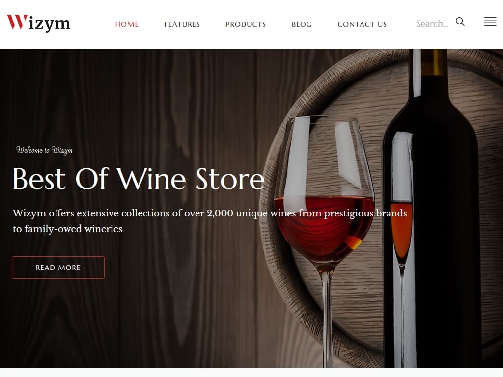 Усовершенствованный и полностью адаптивный HTML шаблон, отличное решение для винных заводов, винных магазинов или винных ресторанов, совместим со всеми основными веб браузерами.