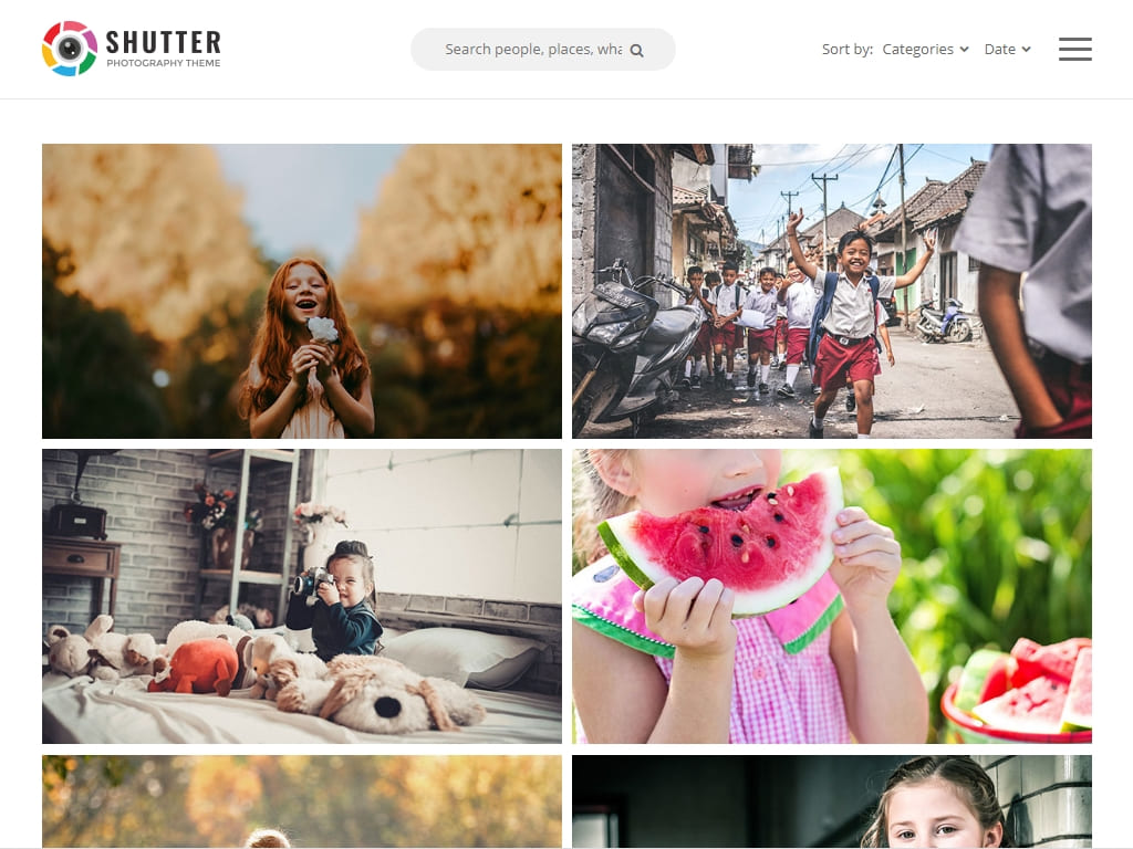 Красивый HTML5 шаблон фотографии, который можно использовать для фотографа, портфолио, личного веб сайта, включает в себя различные уникальные домашние страницы, которые хорошо организованы.