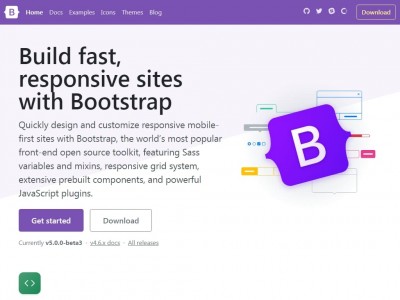 Bootstrap v5.0.0 Beta 3
