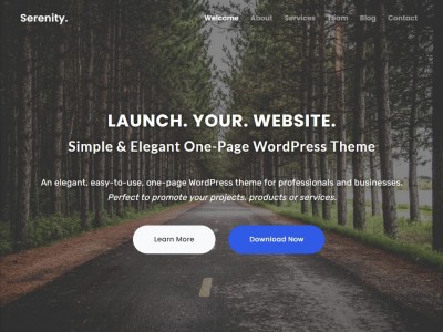 Serenity Lite - WordPress