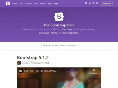 Bootstrap v5.1.2