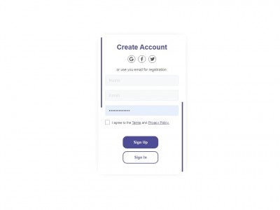 Create Account Form