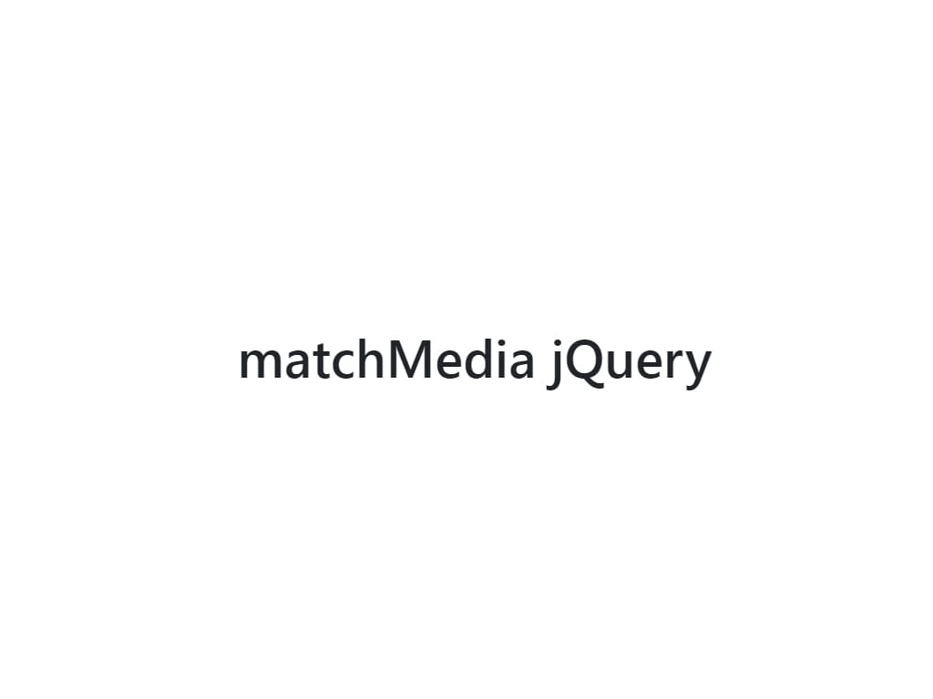 Преимущество метода matchMedia jQuery не только в том, что он проще и короче, но и в том, что вы можете при необходимости условно ориентироваться на разные устройства, такие как смартфоны и планшеты.