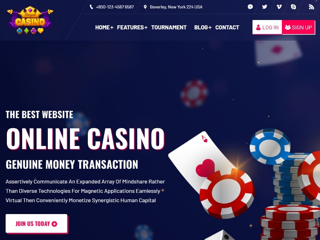 Шаблон специально создан для всех типов казино, азартных игр, покера и ниш сайтов с азартными онлайн-играми. Он имеет встроенную загрузочную сетку, которая ускоряет процесс разработки.