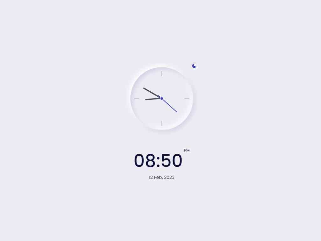 Responsive Clock Ui - Часы - Улучшение