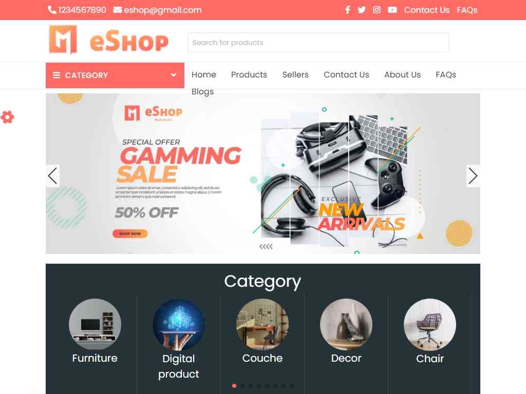 eShop Web - Сайты