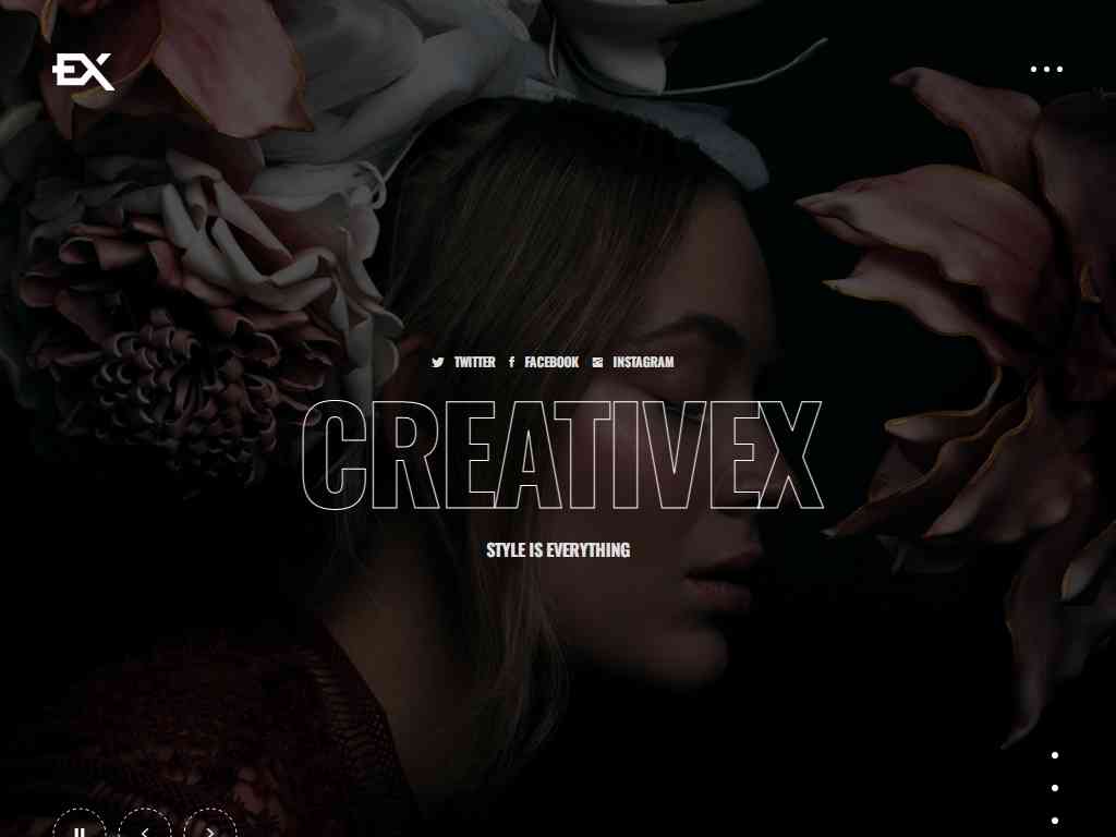 Creativex - Лендинг