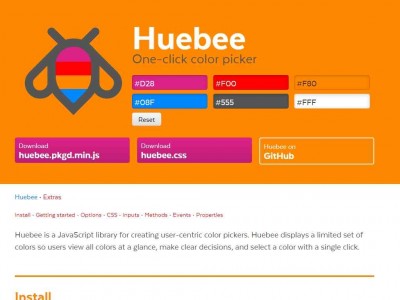 Huebee - Выбор цвета