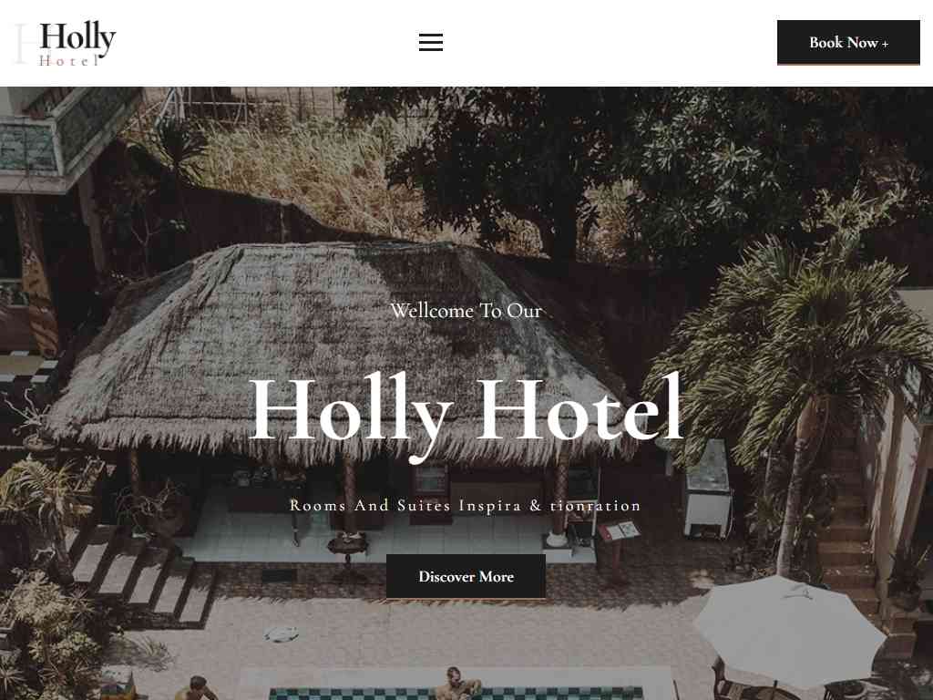 HTML шаблон разработан специально для размещения всех типов гостиничного бизнеса, для тех, кто предлагает услуги, связанные с размещением постояльцев, имеет красивый и уникальный дизайн.