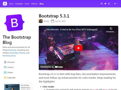 Bootstrap v5.3.1