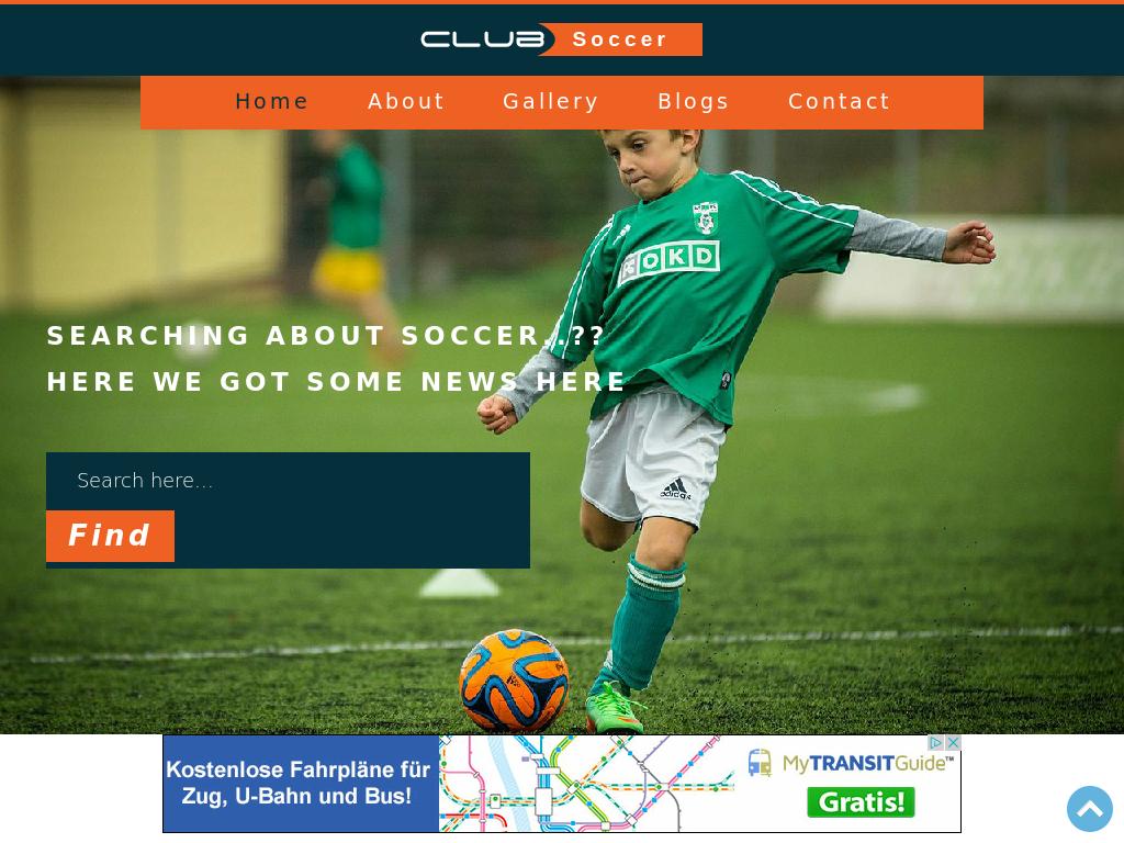 Шаблон для блога, ведение хроники футбольной команды, сделаны необходимые страницы с элементами дизайна, используется Bootstrap 3.