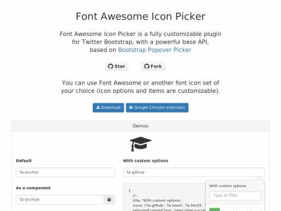 Font Awesome Icon Picker