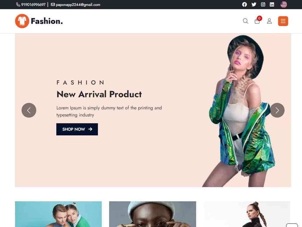 Готовый PHP скрипт сайта Laravel, предназначенный предприятиям индустрии моды,создайте  свой интернет магазин и управляйтее им, позволяя другим поставщикам продавать на своей платформе.