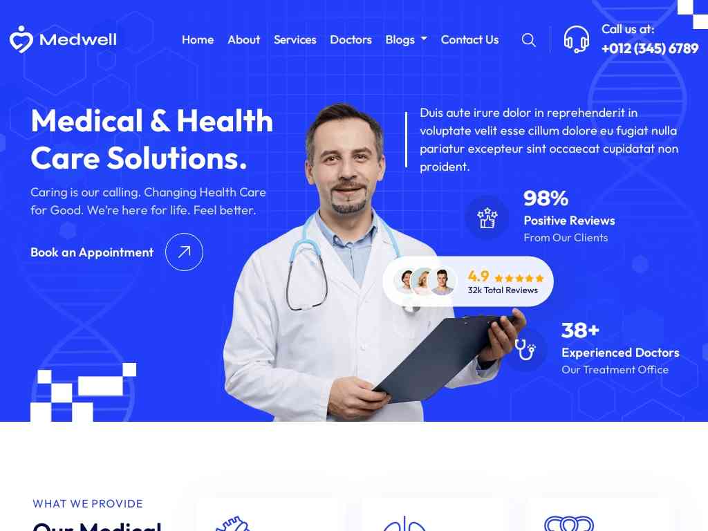 Medwell - Портфолио