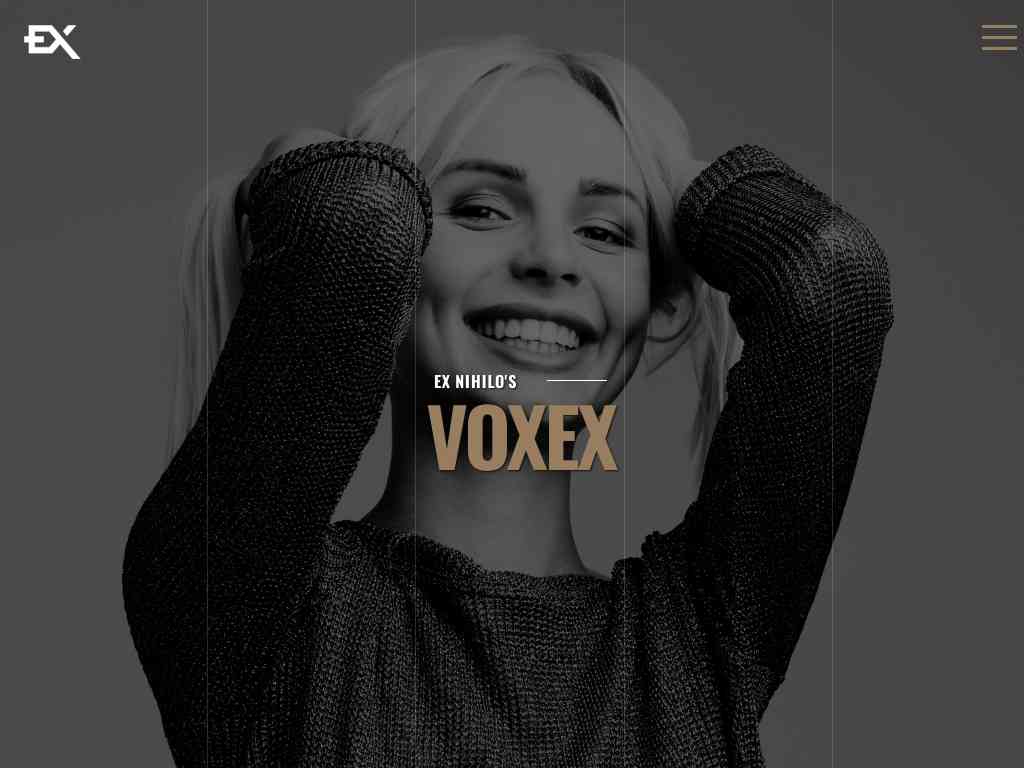 Voxex - Лендинг