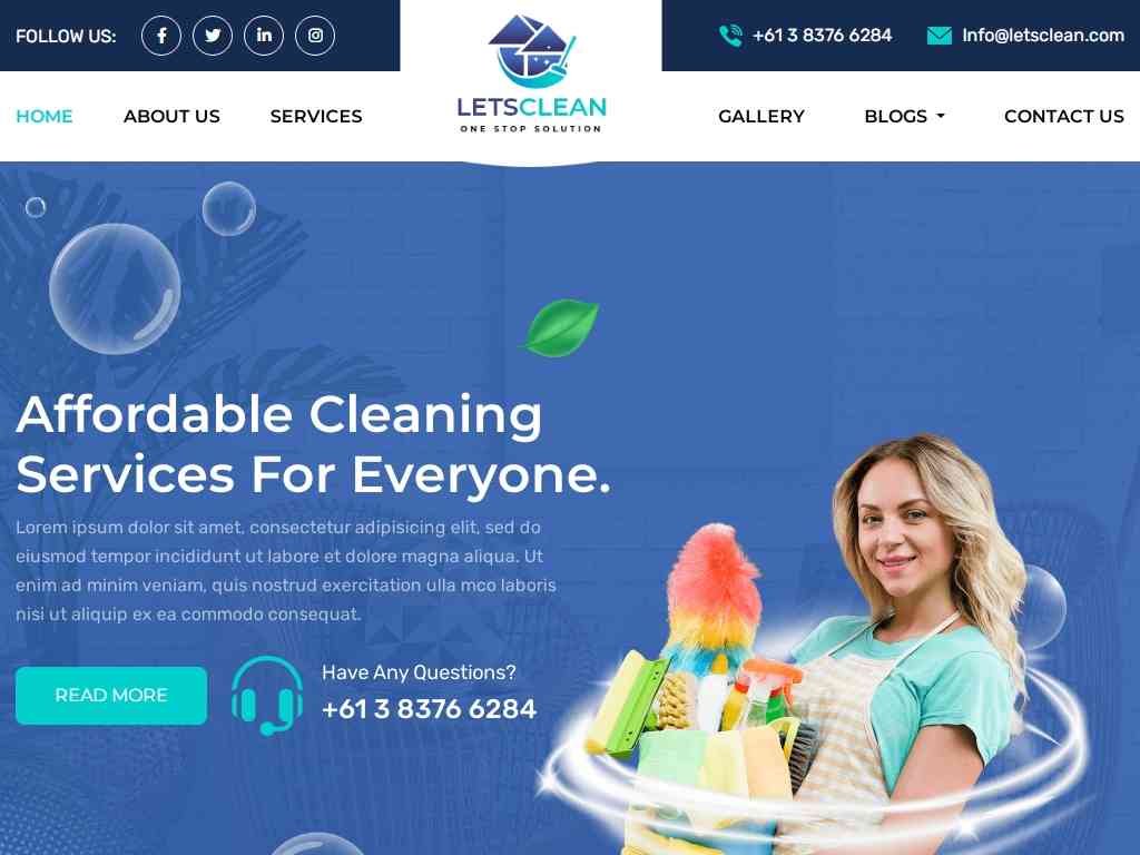 LetsClean - Портфолио