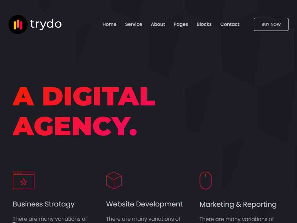 Trydo - Портфолио