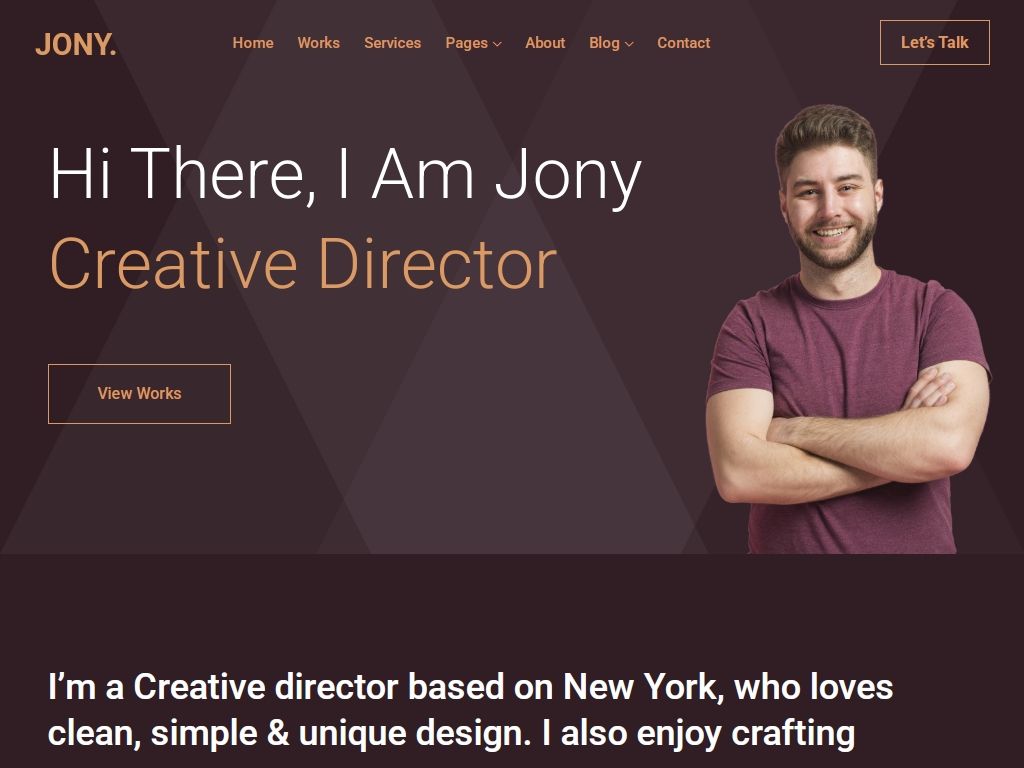 Jony - Портфолио