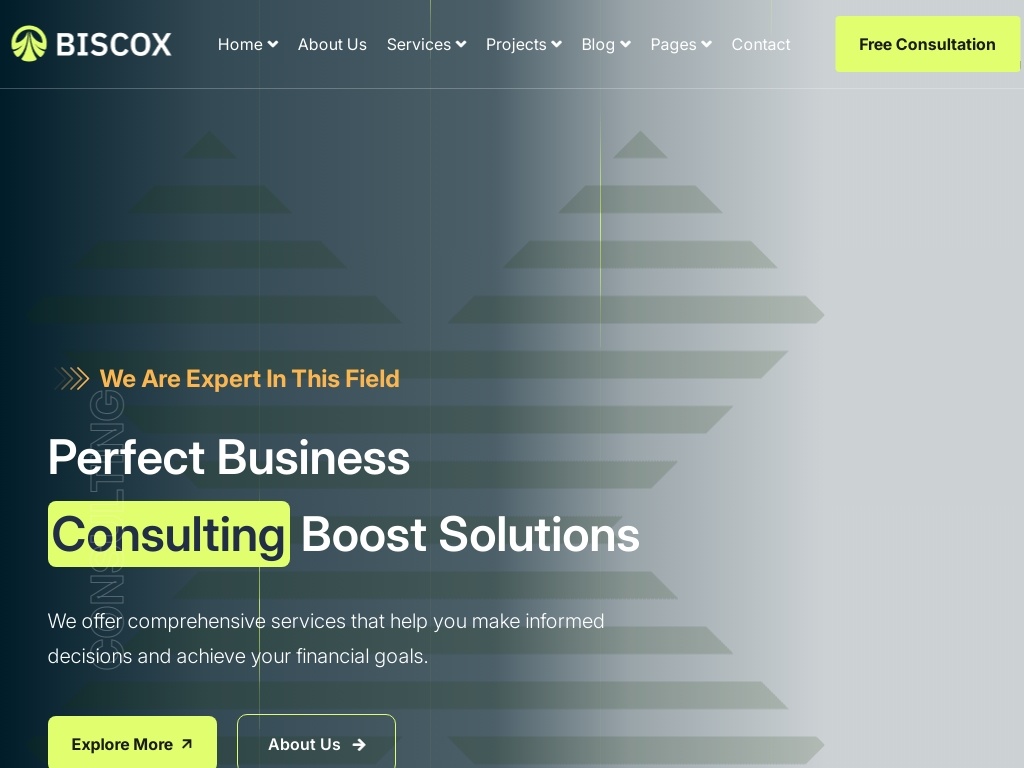 HTML шаблон для консалтингового бизнеса Bootstrap 5, подходящий для сайтов всех видов корпоративного бизнеса, консалтинговых компаний, брендинговых агентств, финансовых и маркетинговых компаний.