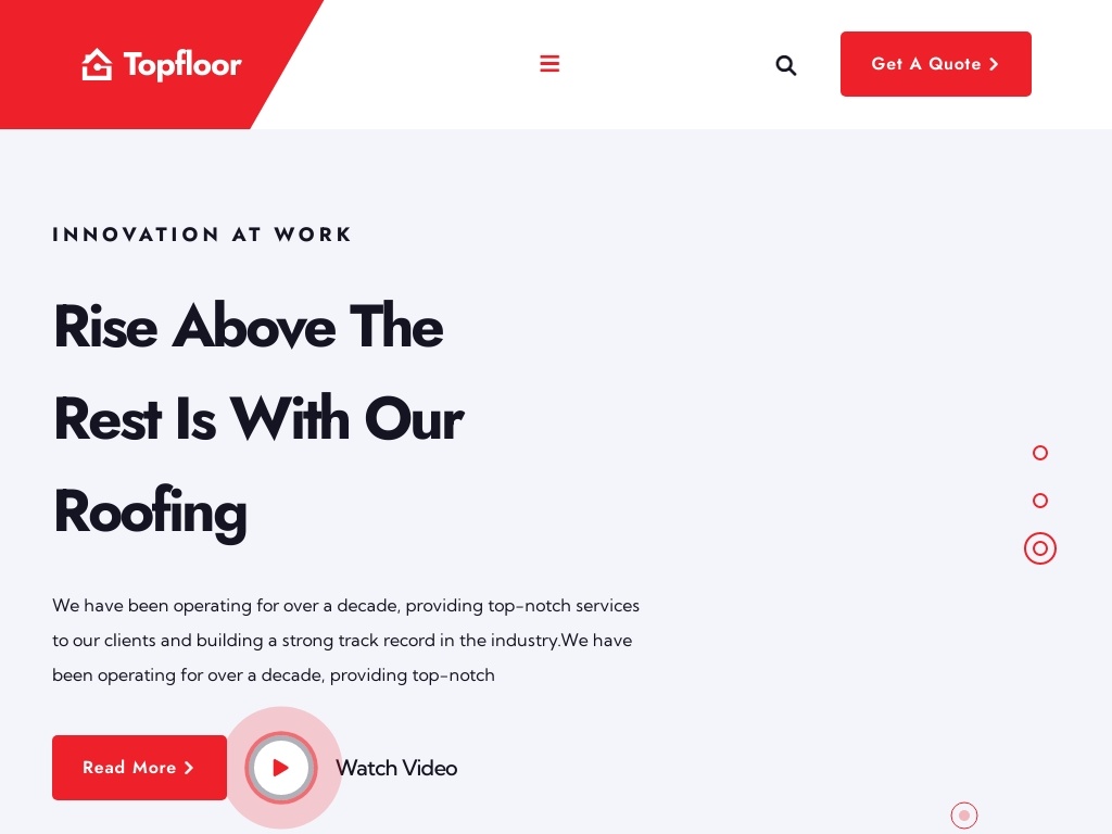 Шаблон Bootstrap 5 для кровельных компаний любого типа, предоставляющих услуги по ремонту и строительству кровель. Он идеально подходит для создания профессионального сайта любой кровельной компании.
